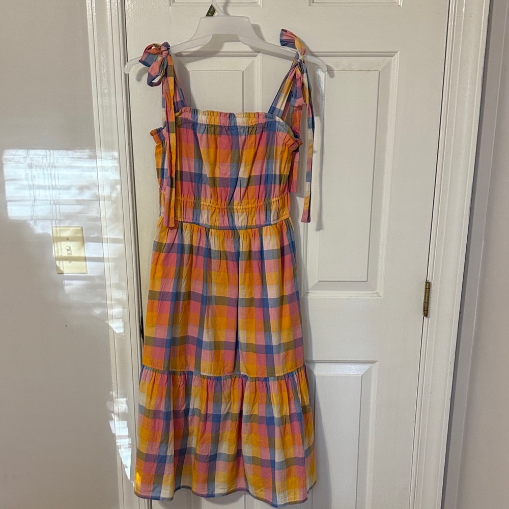 Colorful Plaid Dress